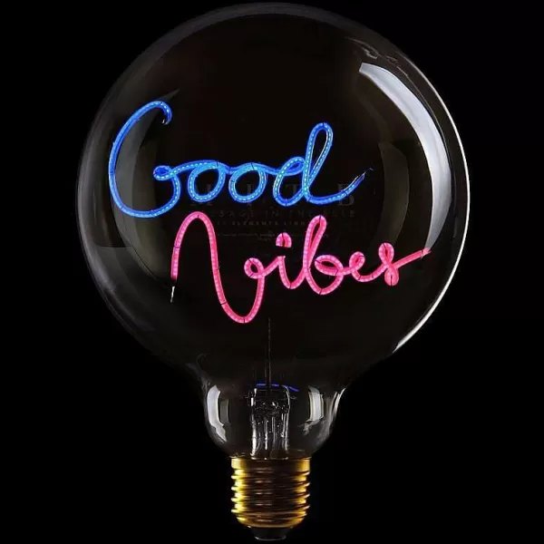 ELEMENTS LIGHTING Ampoules Message^Ampoule Good Vibes / H 17 Cm