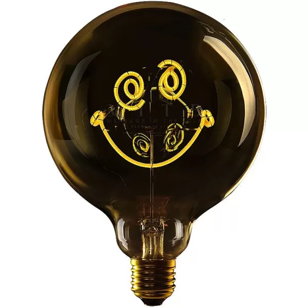 ELEMENTS LIGHTING Ampoules Message^Ampoule Smiley Confused / H 17 Cm