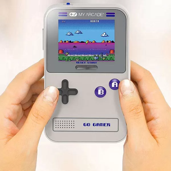 KUBBICK Jeux & Fun^Console Go Gamer - Gris Et Violet