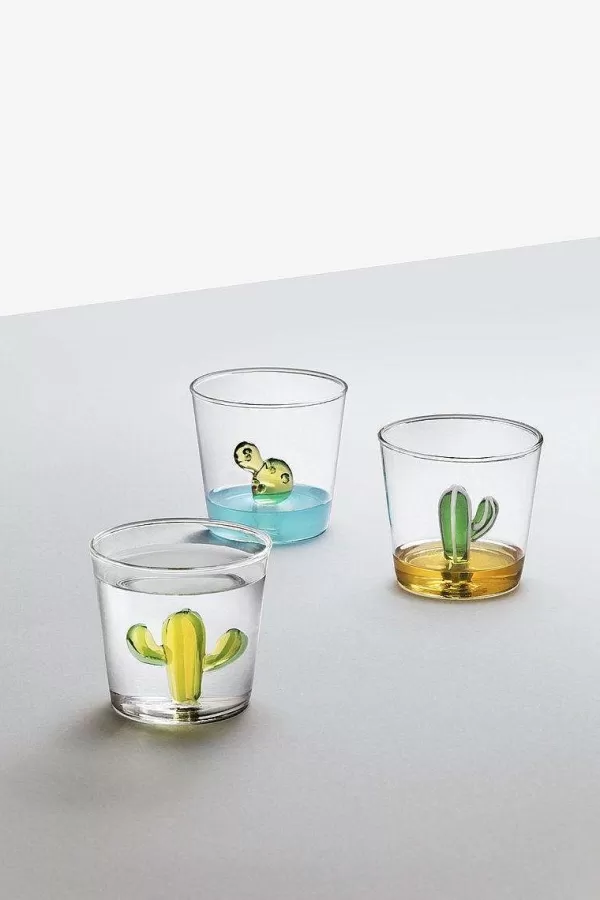 CORRADO CORRADI Verres^Ichendorf Verre - Feuilles Jaune & Vert