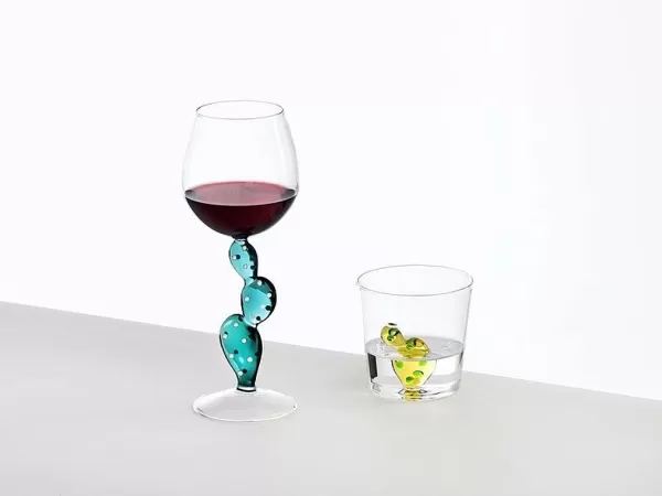 CORRADO CORRADI Verres^Ichendorf Verre - Feuilles Jaune & Vert