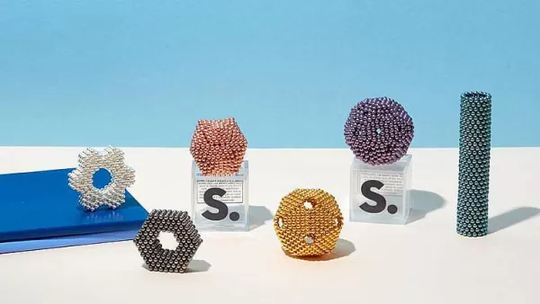 MOX STUDIO Jeux & Fun^Jeu Billes Magn Tiques Speks - Violet