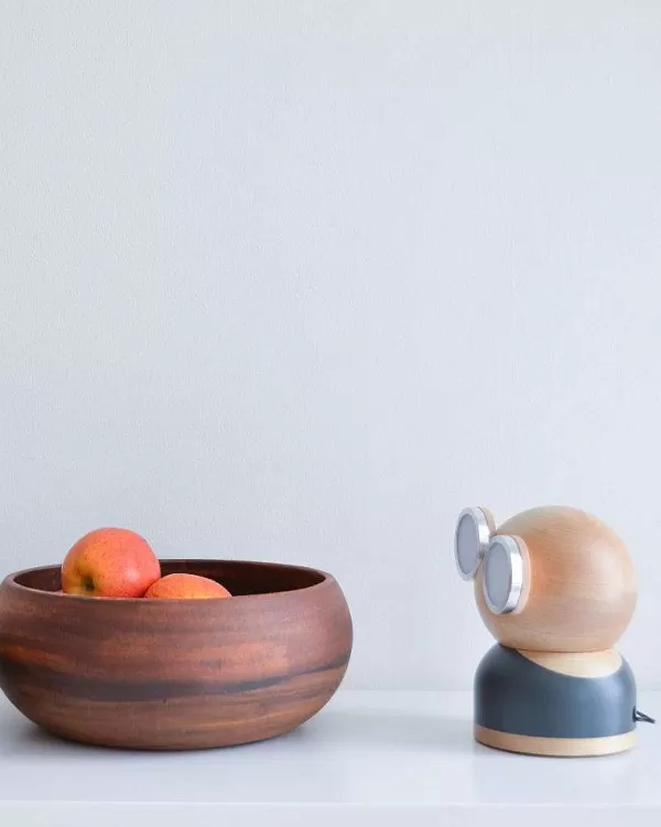 KUBBICK Luminaires^Lampe Bois Mr Watt Google