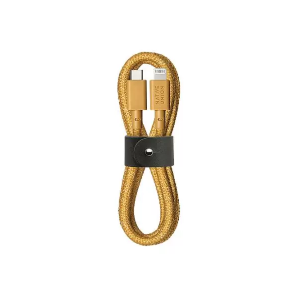 NATIVE UNION Accessoires High-Tech (Ordis, Tablettes, Smartphones....)^ Cable Belt Usb-C To Lightning 1,2M - Kraft