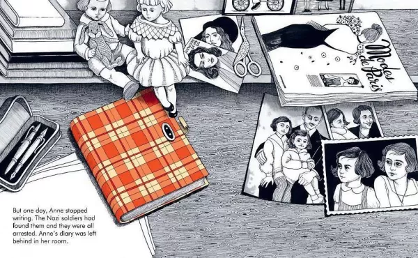 ELCY Livres Enfants^Petite & Grande Livre - Anne Franck