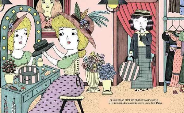 ELCY Livres Enfants^Petite & Grande Livre - Coco Chanel
