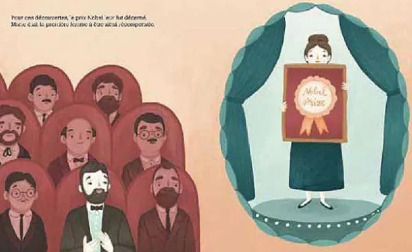 ELCY Livres Enfants^Petite & Grande Livre - Marie Curie