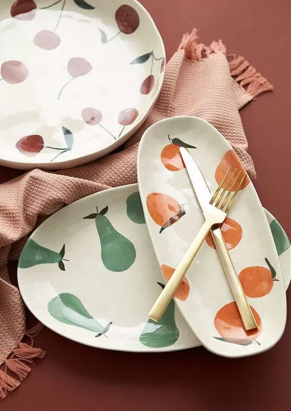 COZY LIVING Assiettes & Plats^Plat Motif Cerises 30 Cm