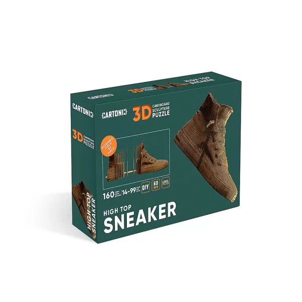 CARTONIC Jeux & Fun^Puzzle 3D Carton - High Top Sneaker