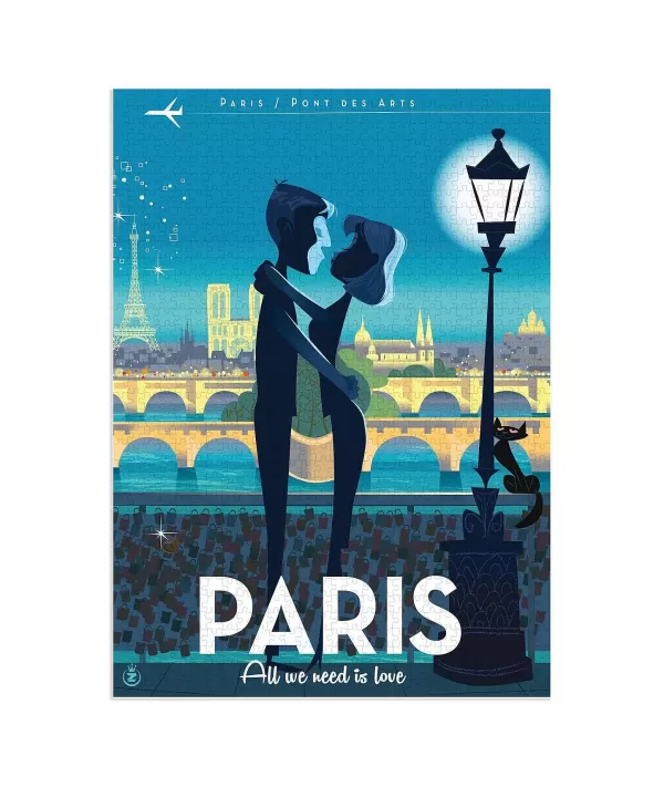 IMAGE REPUBLIC Jeux & Fun^Puzzle Monsieur Z 1000 Pcs - Paris Love