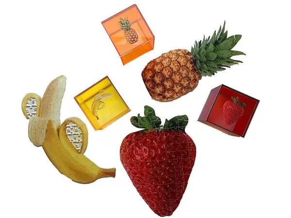 DAPY DO INTERNATIONA Vases / Petits Objects Déco^Puzzle Plexi - Fraise