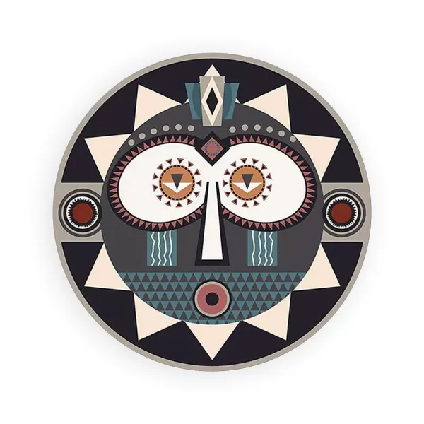 PODEVACHE Sets De Table^Set De Table 38 Cm - Masque Africain "King"