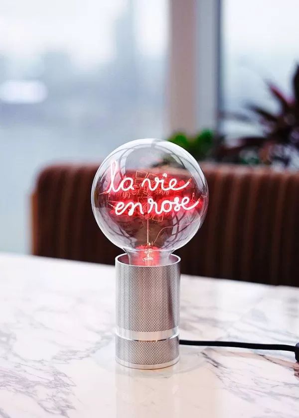 ELEMENTS LIGHTING Ampoules Message^Socle Pour Ampoule Argent - H 15 Cm