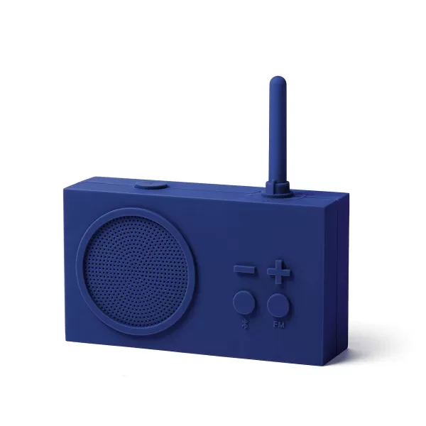 LEXON Audio / Réveils / Photo^Tykho 3 Enceinte Bluetooth Avec Radio Fm - Bleu Fonc