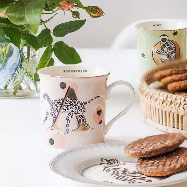 YVONNE ELLEN Mugs & Tasses^ Mug Alphabet - A