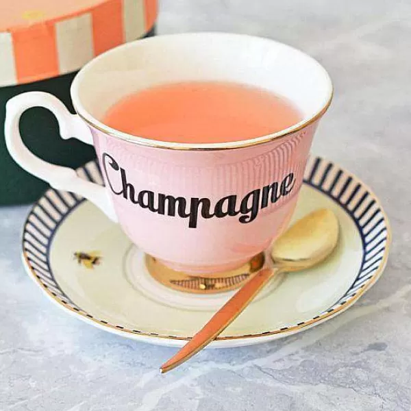 YVONNE ELLEN Mugs & Tasses^ Tasse A Th Vintage - Champagne